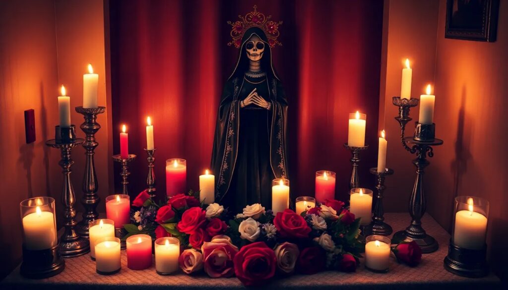 Oración a la santa muerte para el amor
